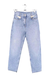 Jean droit Givenchy Bleu en Coton, taille XS - Seconde Main