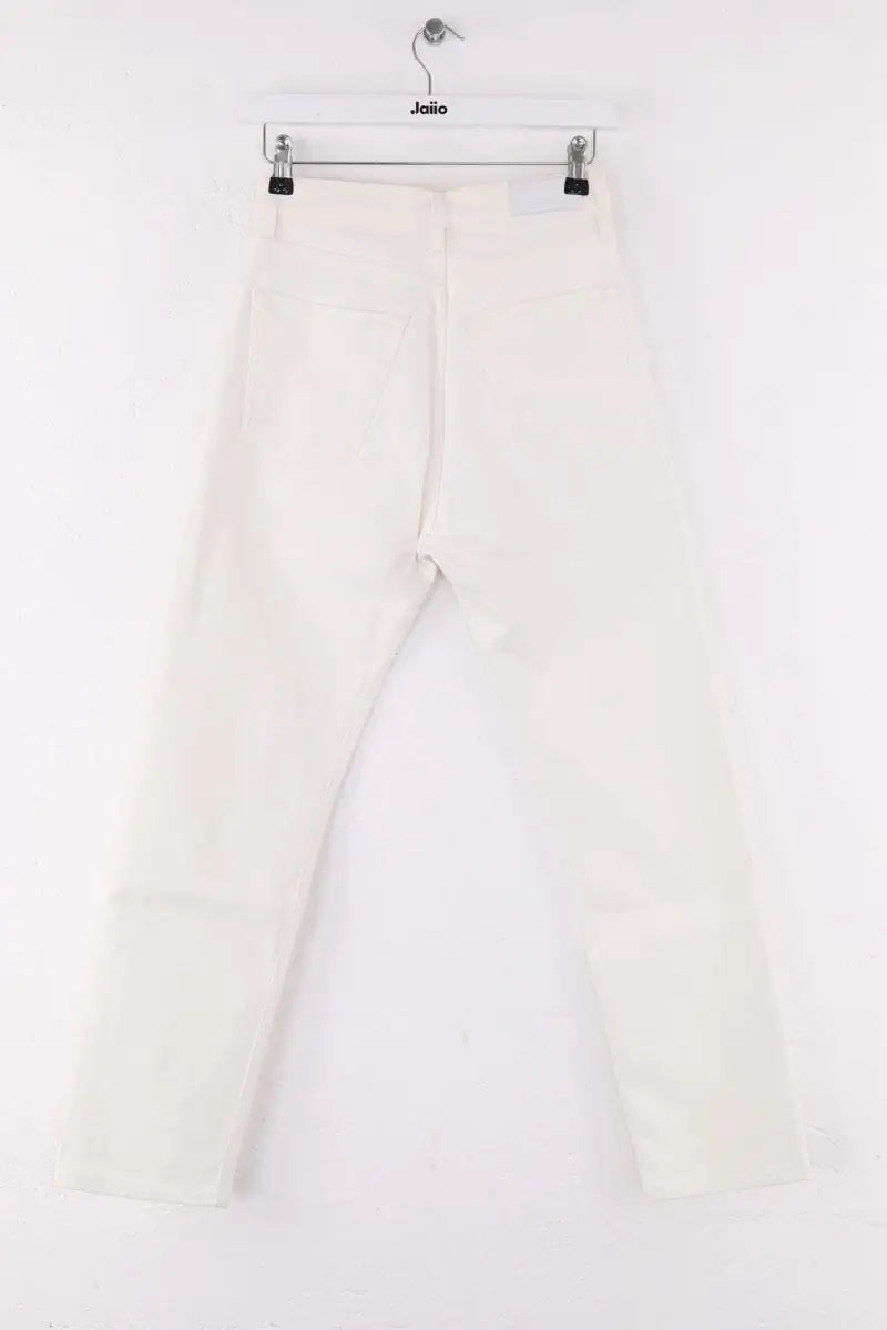 Jean droit Goldsign Blanc en Coton - élasthanne