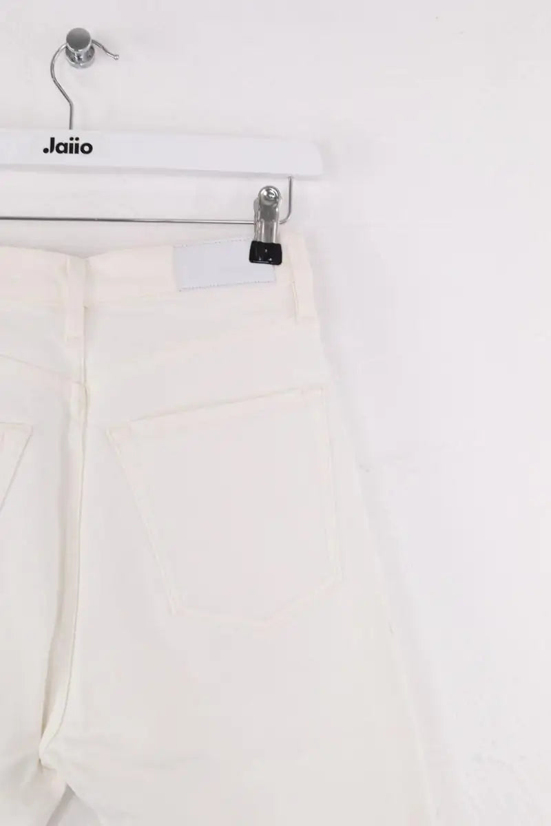 Jean droit Goldsign Blanc en Coton - élasthanne