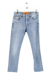 Jean droit Heron Preston Bleu en Coton, taille S - Seconde Main