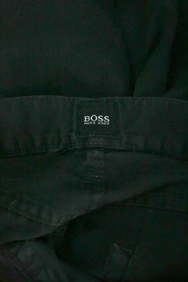 Jean droit Hugo Boss Anthracite en Coton
