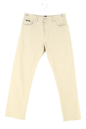 Jean droit Hugo Boss Beige en Coton, taille XXL - Seconde Main