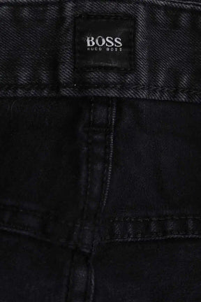 Jean droit Hugo Boss Noir en Coton
