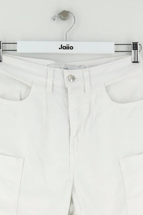 Jean droit Iro Blanc en Coton