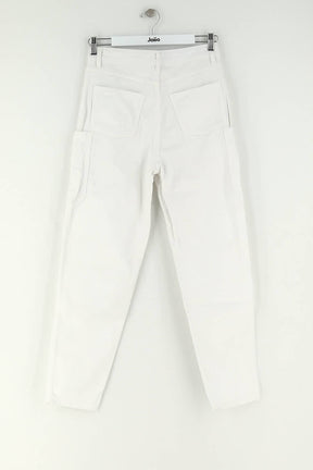 Jean droit Iro Blanc en Coton