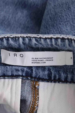 Jean droit Iro Bleu en Coton