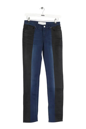 Jean droit Iro Bleu en Coton, taille XS - Seconde Main