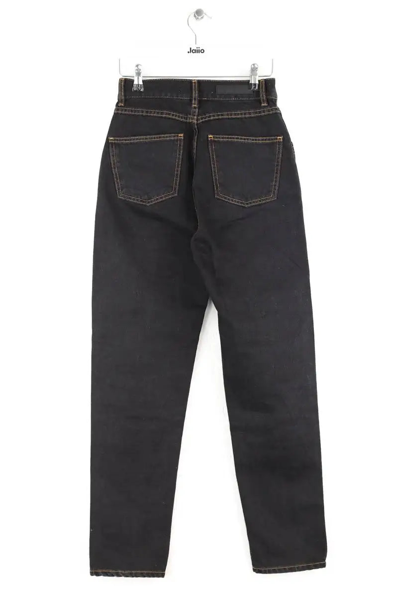Jean droit Iro Noir en Coton