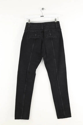 Jean droit Iro Noir en Polyester