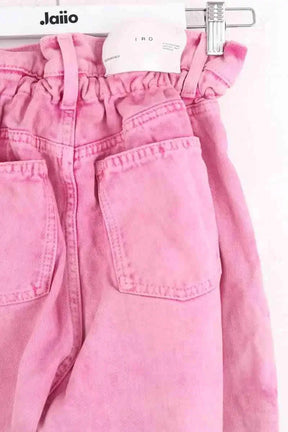 Jean droit Iro Rose en Coton