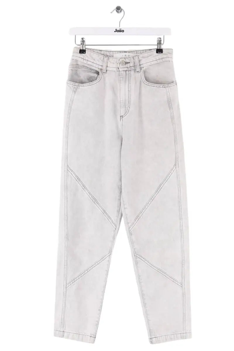 Jean droit Iro Rousselin Bleu en Coton, taille S - Seconde Main