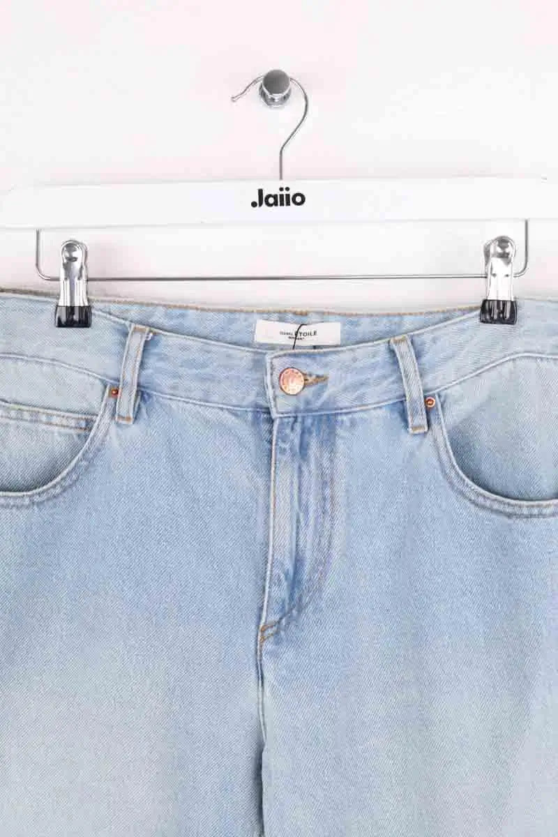 Jean droit Isabel Marant Bleu en Coton