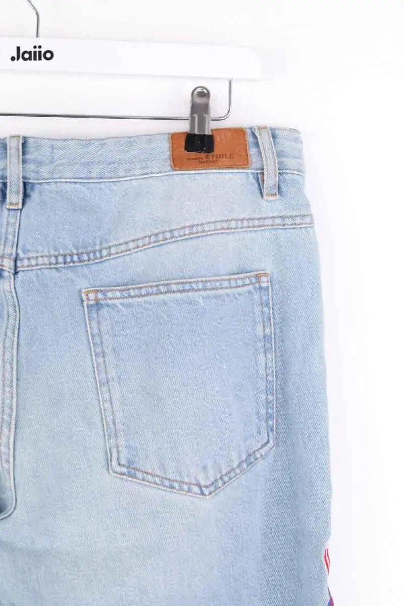 Jean droit Isabel Marant Bleu en Coton