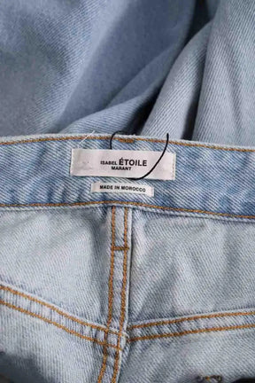 Jean droit Isabel Marant Bleu en Coton