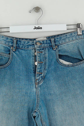 Jean droit Isabel Marant Bleu en Coton