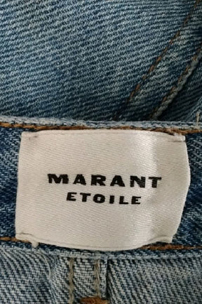 Jean droit Isabel Marant Bleu en Coton
