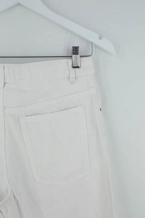 Jean droit Isabel Marant Étoile Blanc en Coton
