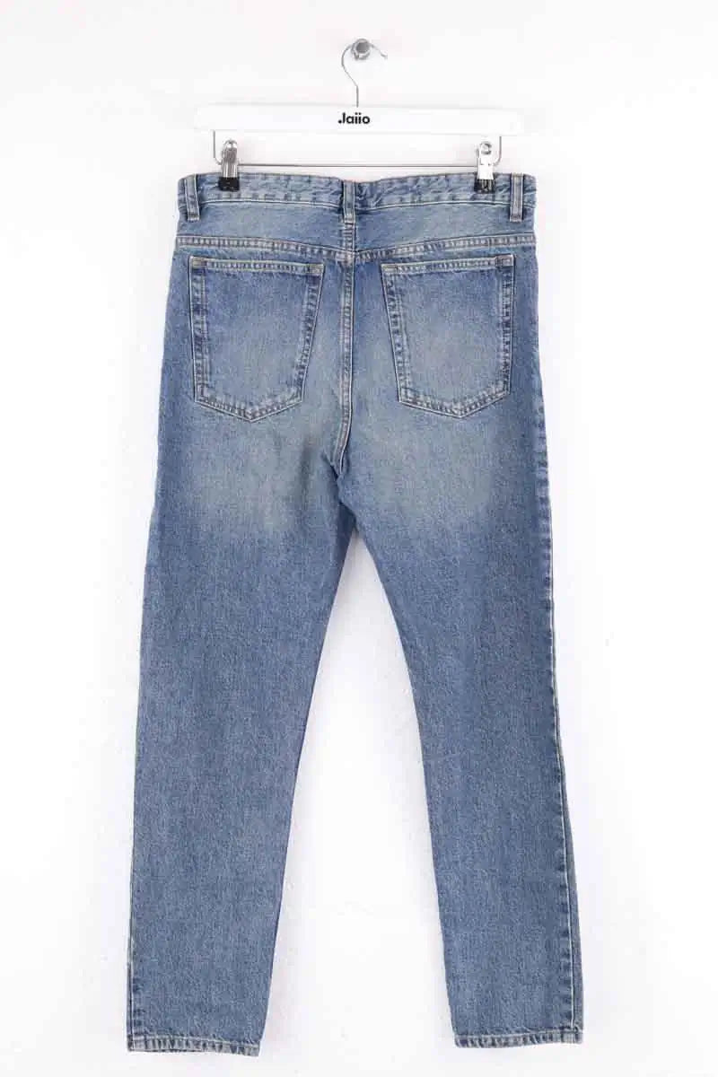 Jean droit Isabel Marant Étoile Bleu en Coton