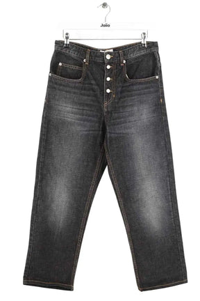Jean droit Isabel Marant Étoile Marine en Coton, taille M - Seconde Main