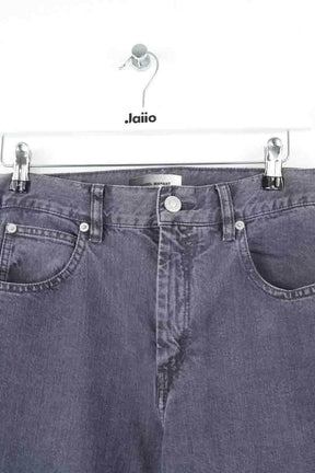 Jean droit Isabel Marant Gris en Coton