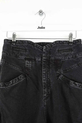 Jean droit Isabel Marant Nubaia Trousers Noir en Coton