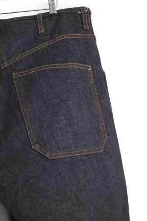 Jean droit Jean Paul Gaultier Noir en Coton