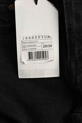 Jean droit Jeanerica 2 weeks Noir en Coton