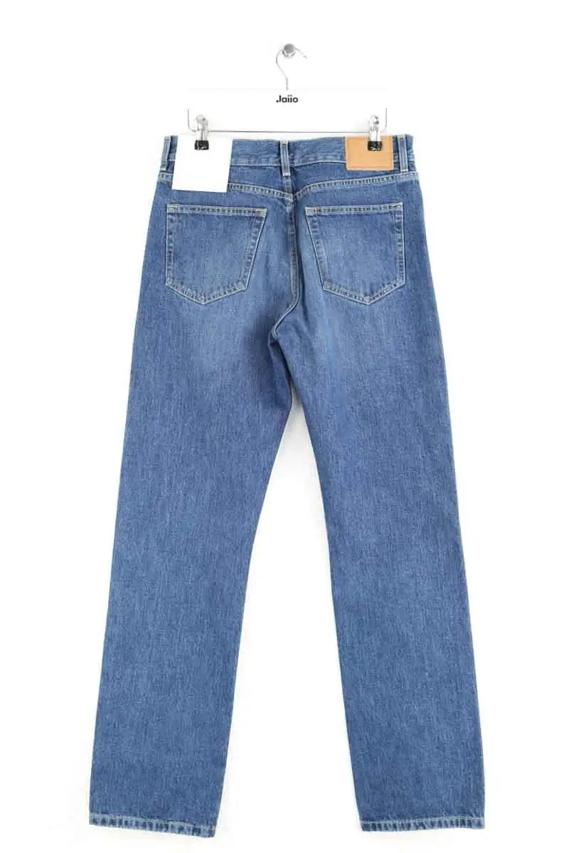 Jean droit Jeanerica Tom mid blue wash Bleu en Coton