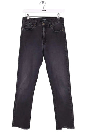 Jean droit Jeanne Vouland Noir en Coton, taille S - Seconde Main