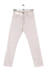 Jean droit Joseph Ecru en Coton, taille S - Seconde Main