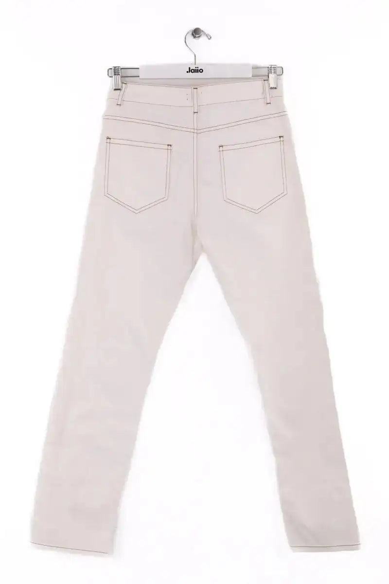 Jean droit Joseph Ecru en Coton