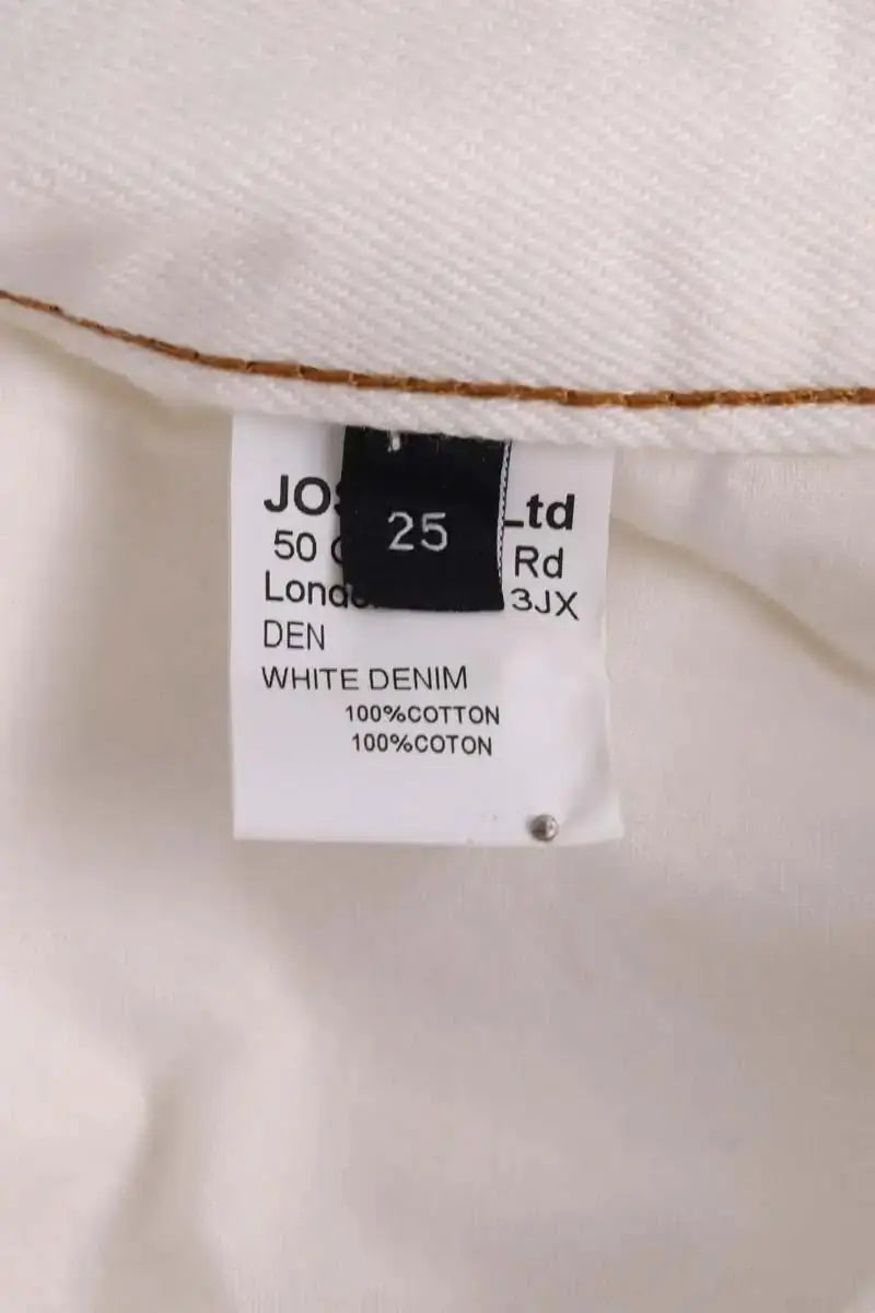 Jean droit Joseph Ecru en Coton
