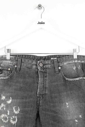 Jean droit Just Cavalli Gris en Coton