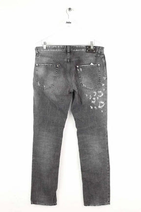 Jean droit Just Cavalli Gris en Coton