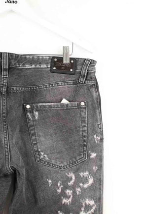 Jean droit Just Cavalli Gris en Coton