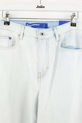 Jean droit Karl Lagerfeld Bleu en Coton