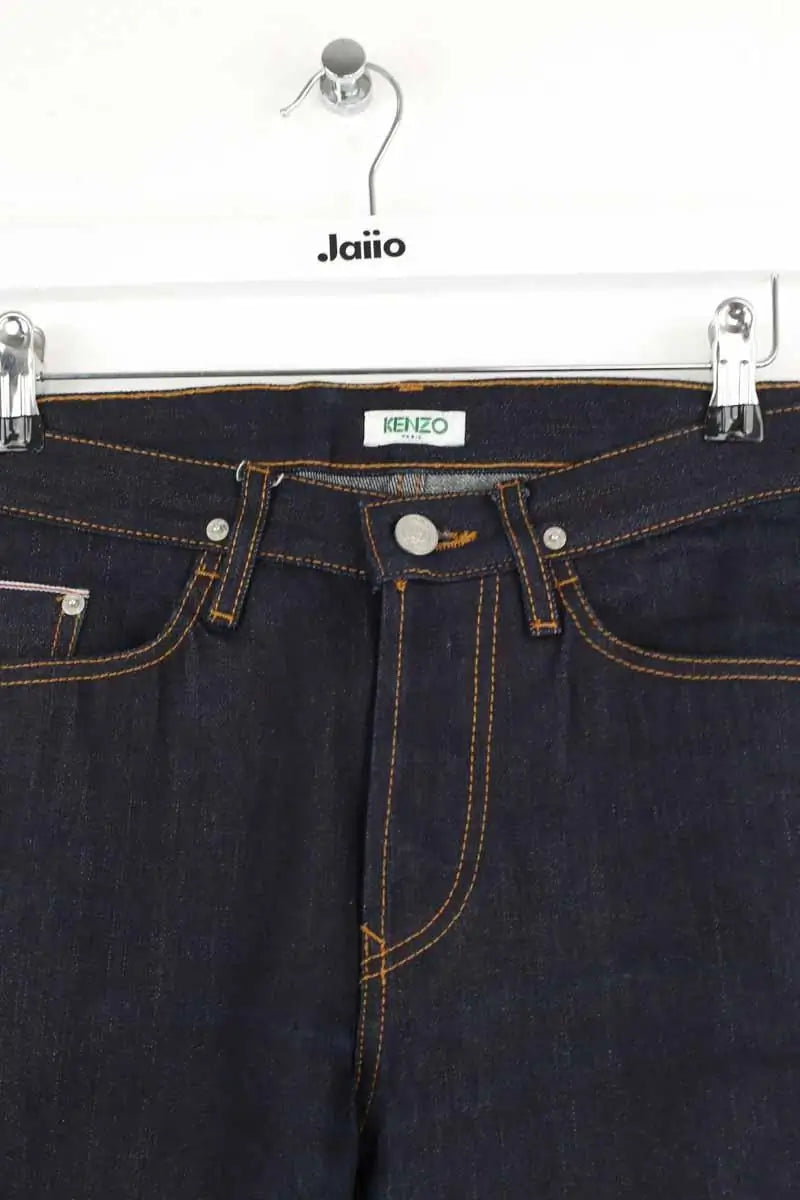 Jean droit Kenzo Bleu en Coton