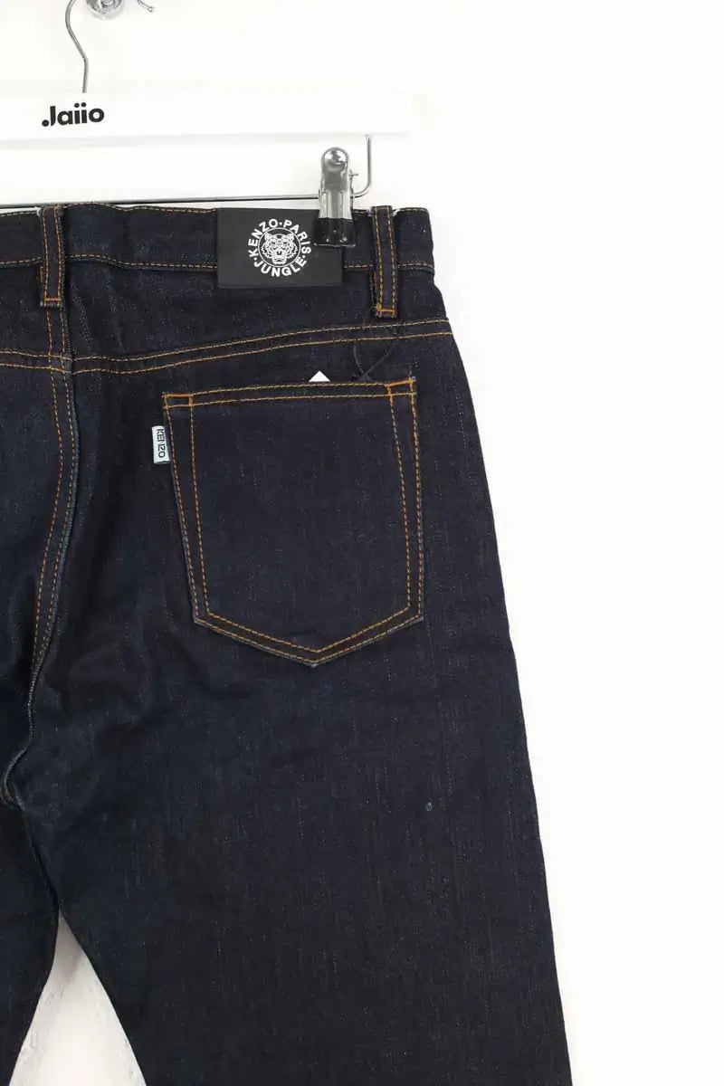 Jean droit Kenzo Bleu en Coton