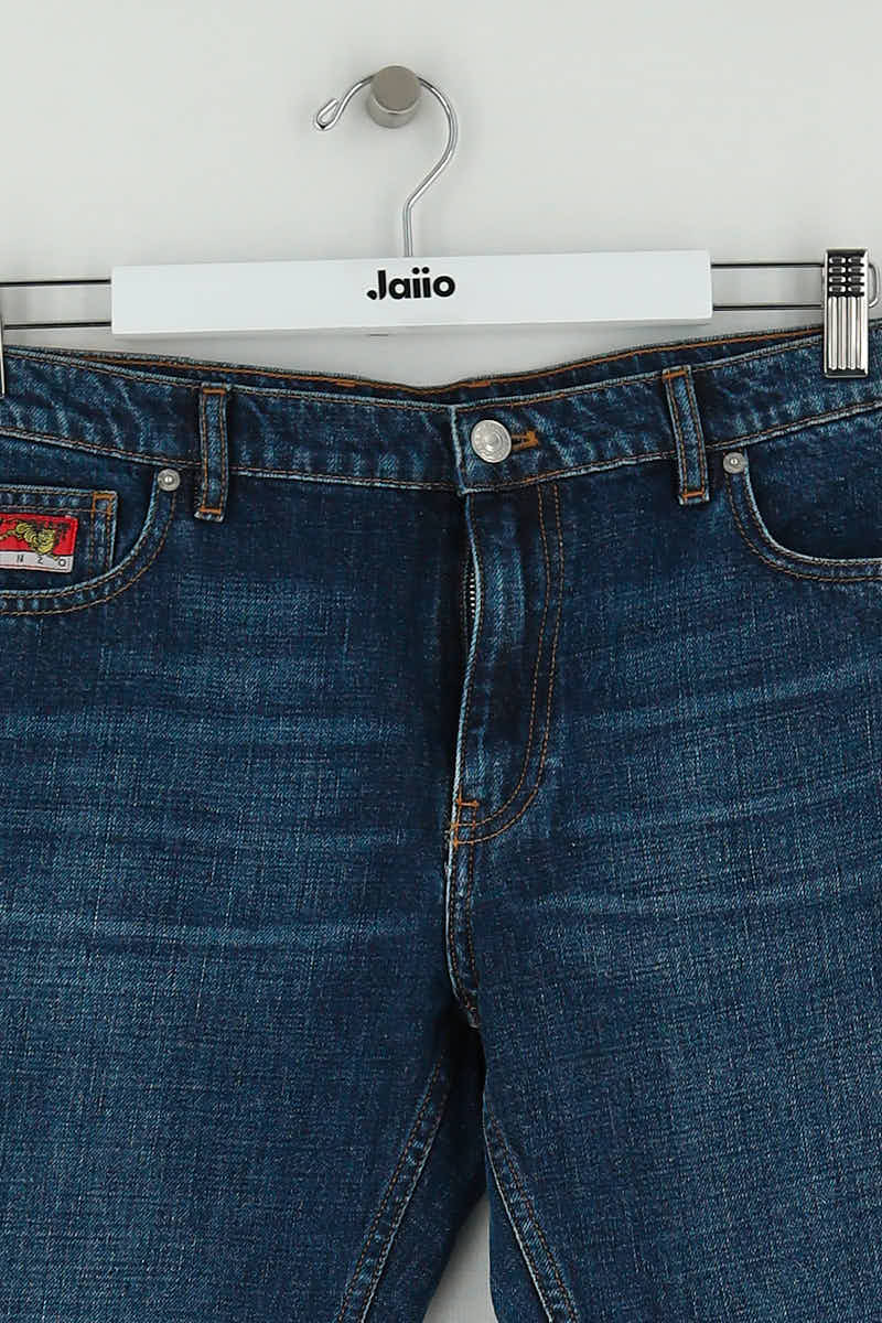Jean droit Kenzo Bleu en Coton
