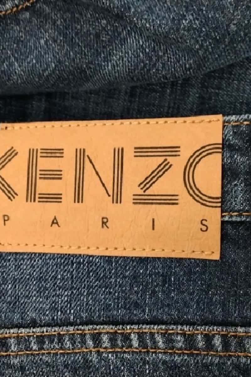 Jean droit Kenzo Bleu en Coton
