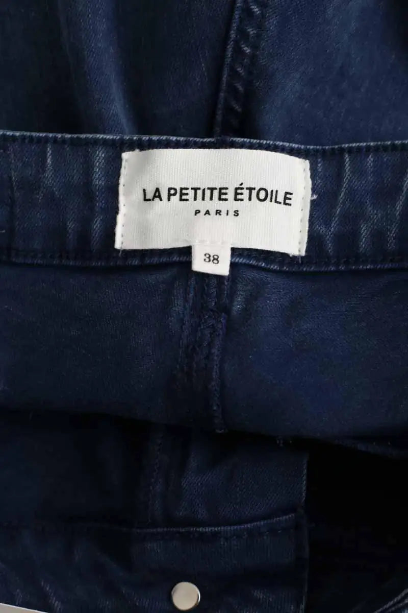 Jean droit La Petite Étoile Bleu en Coton