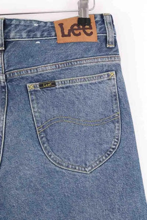 Jean droit Lee Bleu en Coton