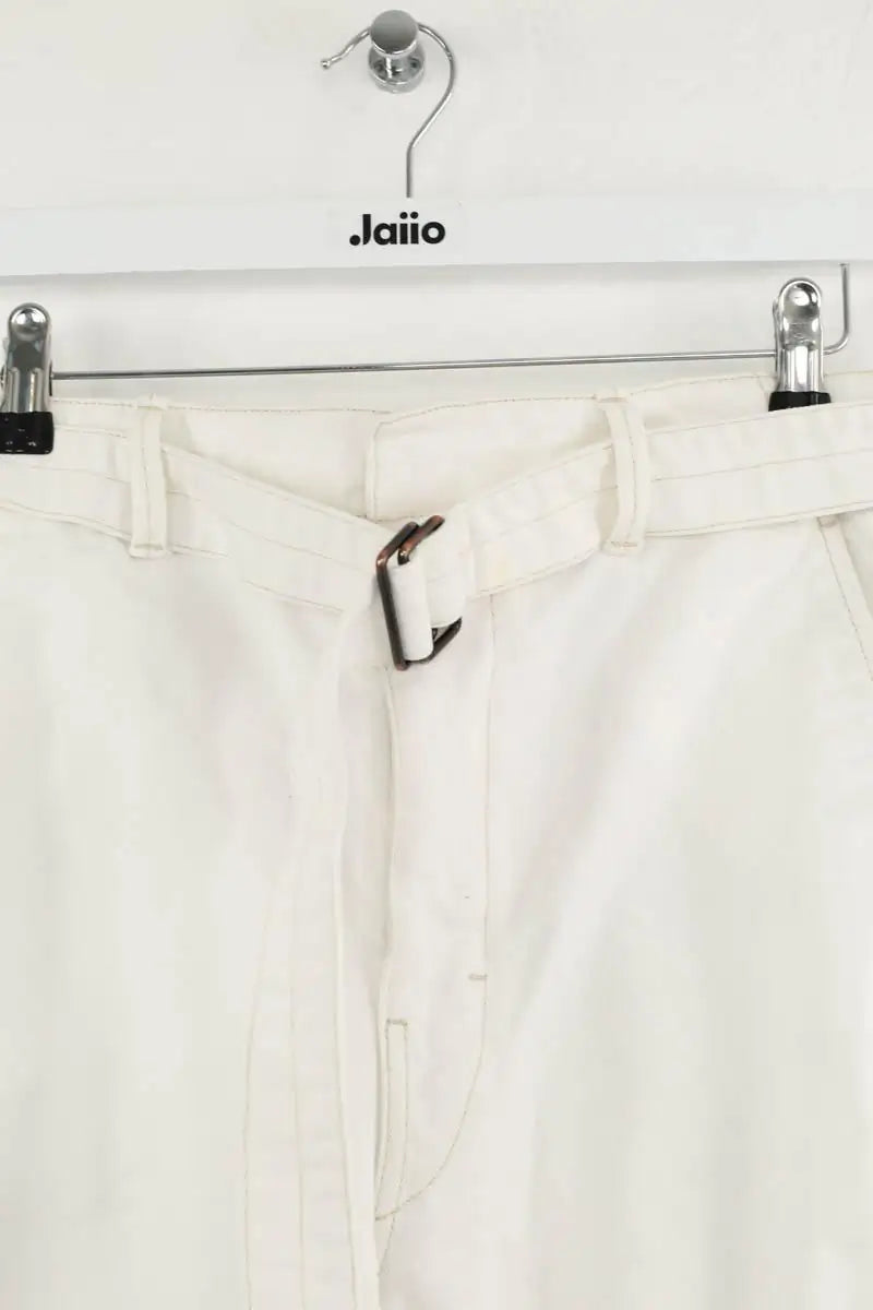 Jean droit Lemaire Blanc en Coton