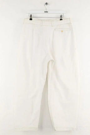 Jean droit Lemaire Blanc en Coton