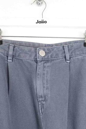 Jean droit Leon & Harper Gris en Coton