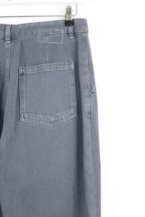 Jean droit Leon & Harper Gris en Coton