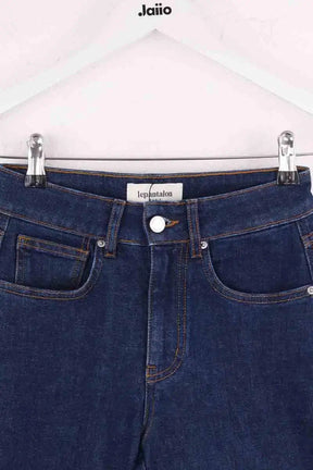 Jean droit Lepantalon Bleu en Coton