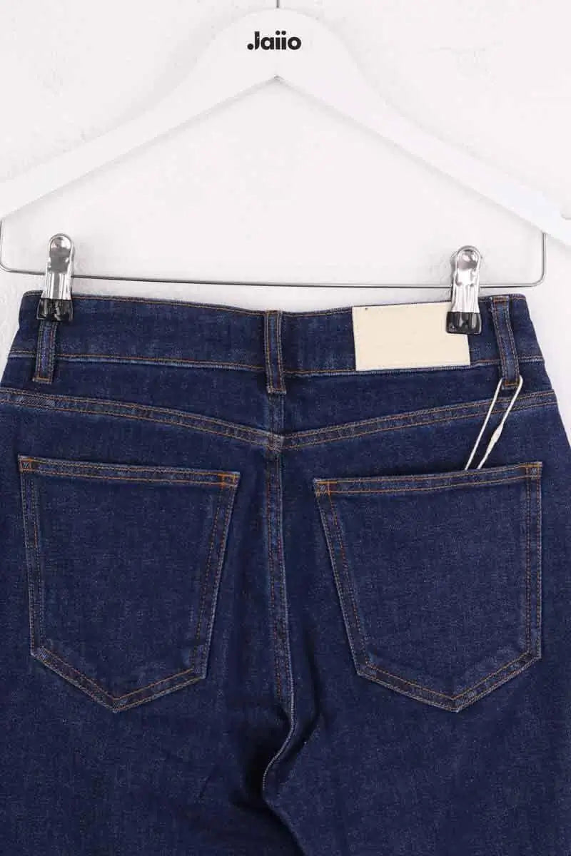Jean droit Lepantalon Bleu en Coton