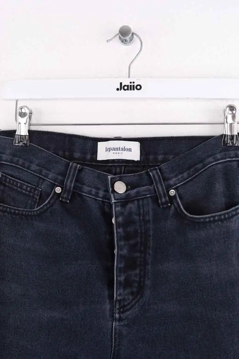 Jean droit Lepantalon Marine en Coton