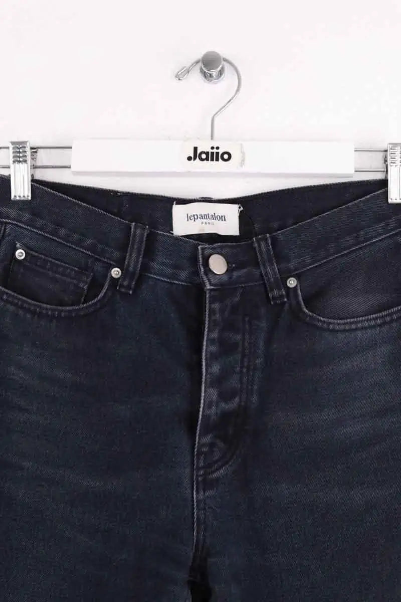 Jean droit Lepantalon Marine en Coton